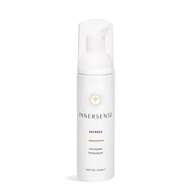 INNERSENSE front packaging showing clean dry shampoo and benefits
