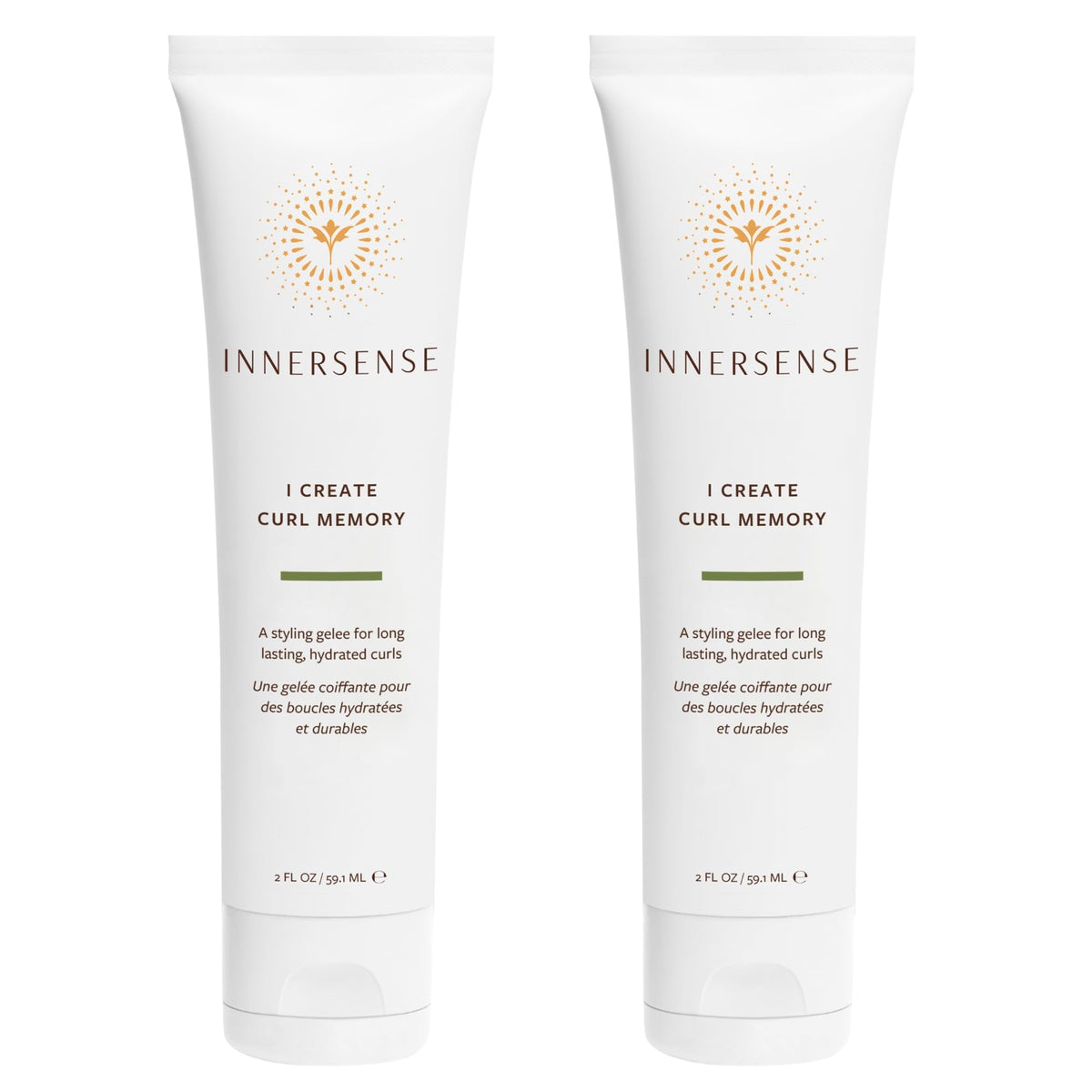 INNERSENSE front packaging showing two 2 fl oz bottles and strong travel-friendly hold