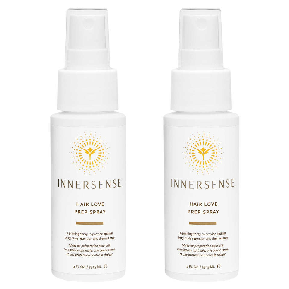 INNERSENSE front packaging showing two bottles and clean beauty benefit
