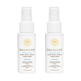 INNERSENSE front packaging two 2 fl oz bottles showing clean design and travel size benefit