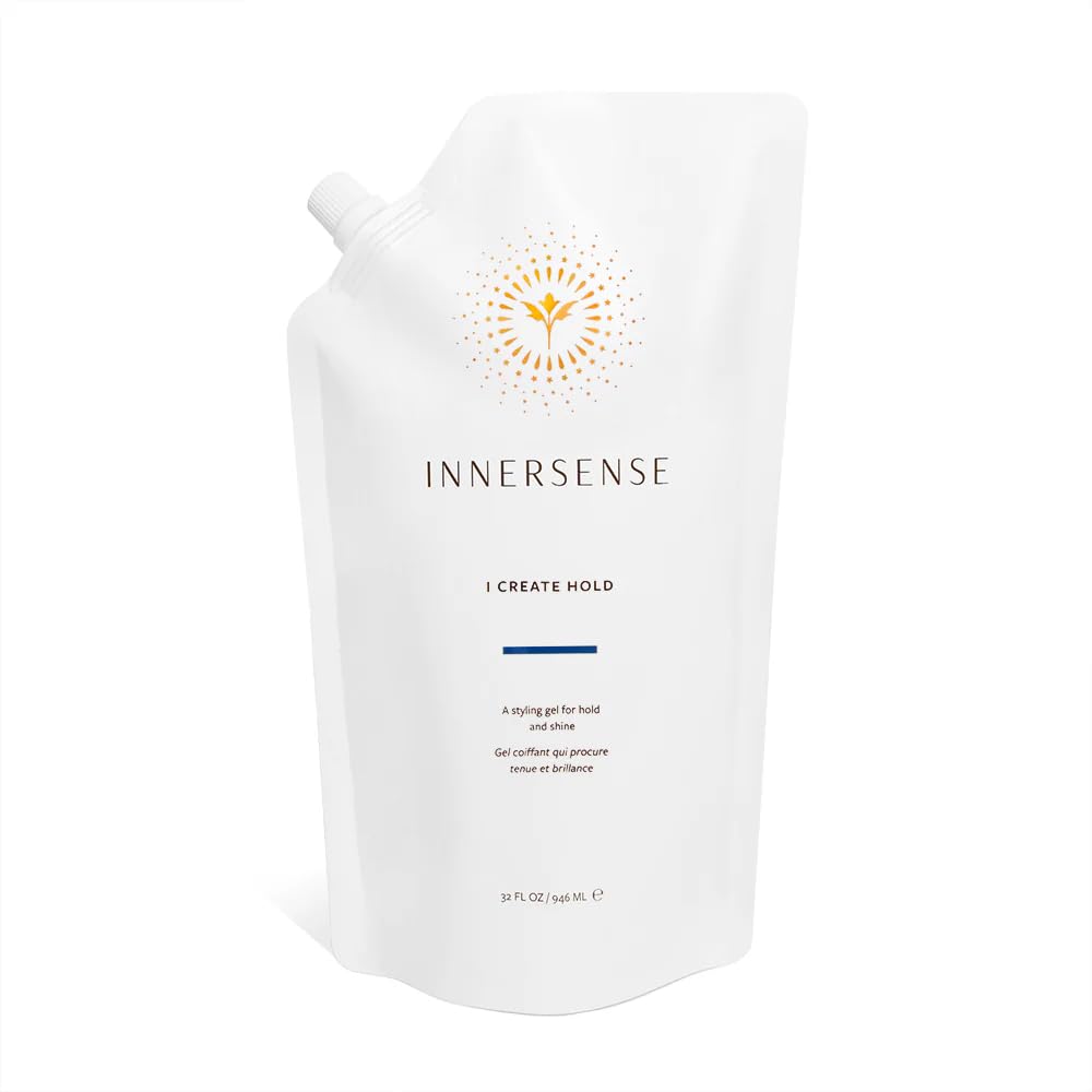INNERSENSE refill pouch front view showing label and capacity, supports sustainable refill