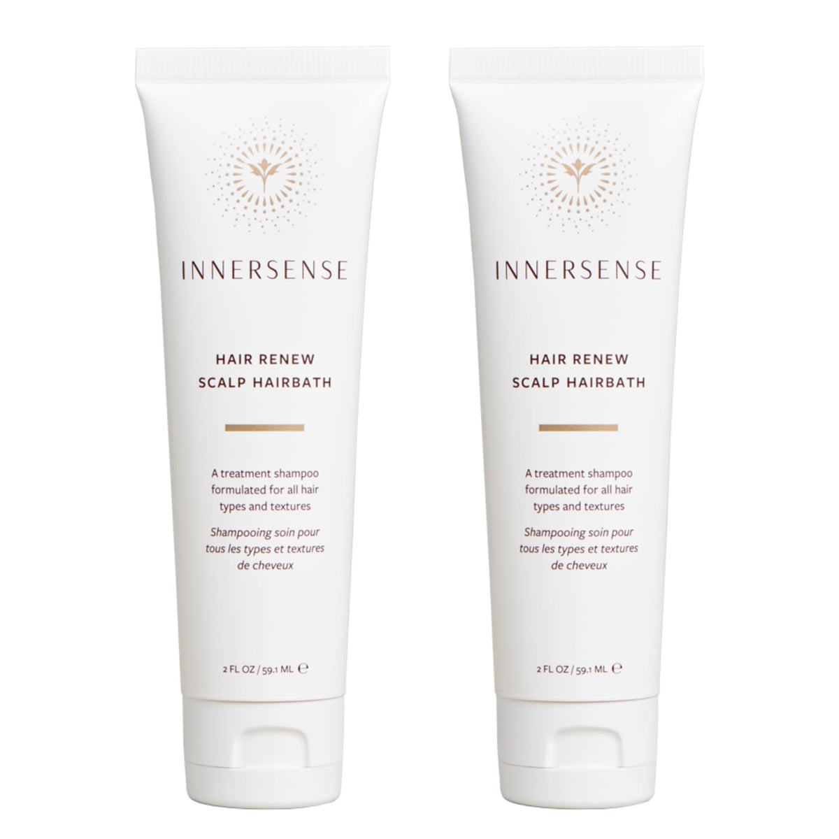 INNERSENSE front packaging two 2 fl oz bottles showing clean travel-friendly design and product benefits