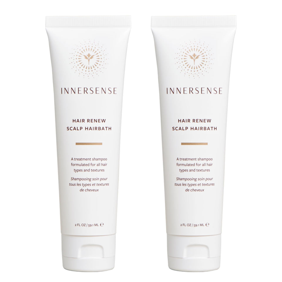 INNERSENSE front packaging two 2 fl oz bottles showing clean travel-friendly design and product benefits