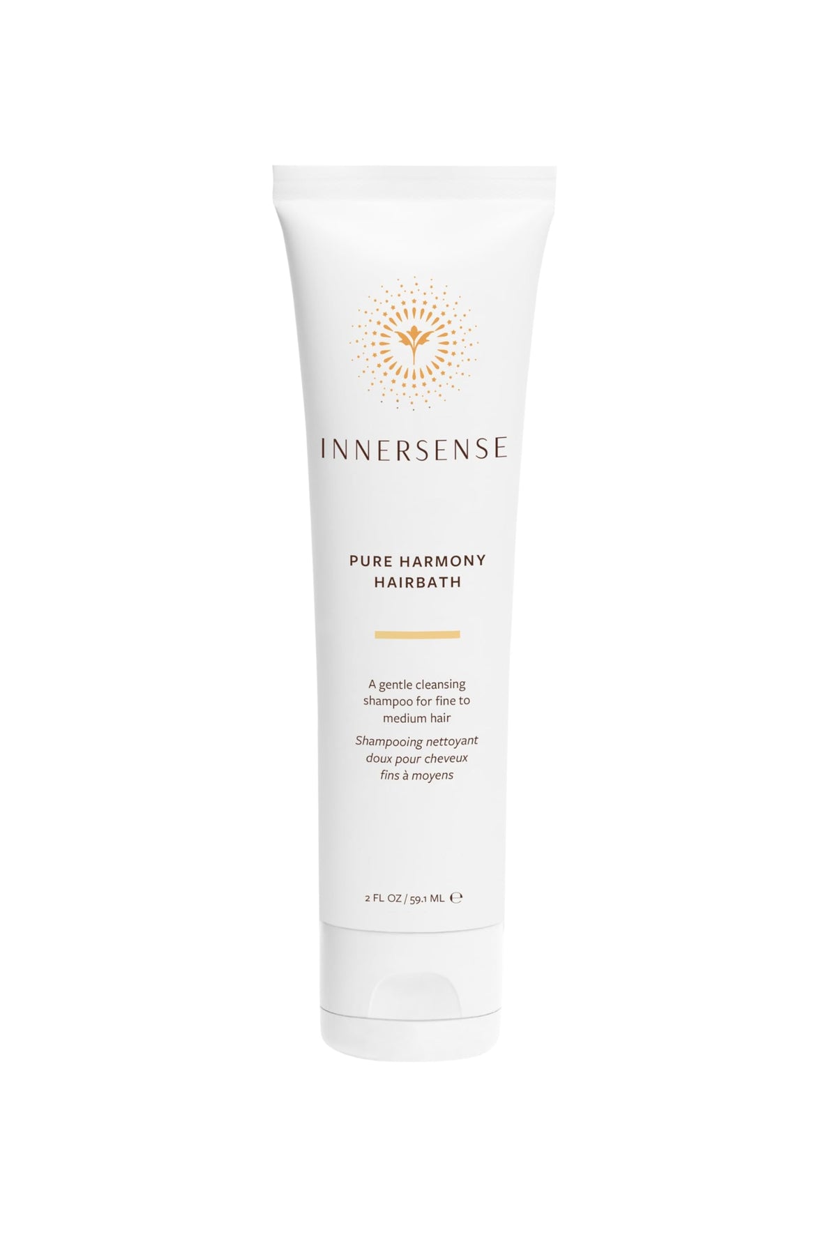 INNERSENSE Pure Harmony Hairbath close-up bottle showing ingredient detail benefit