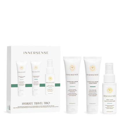 INNERSENSE trio front packaging showing compact travel set benefits