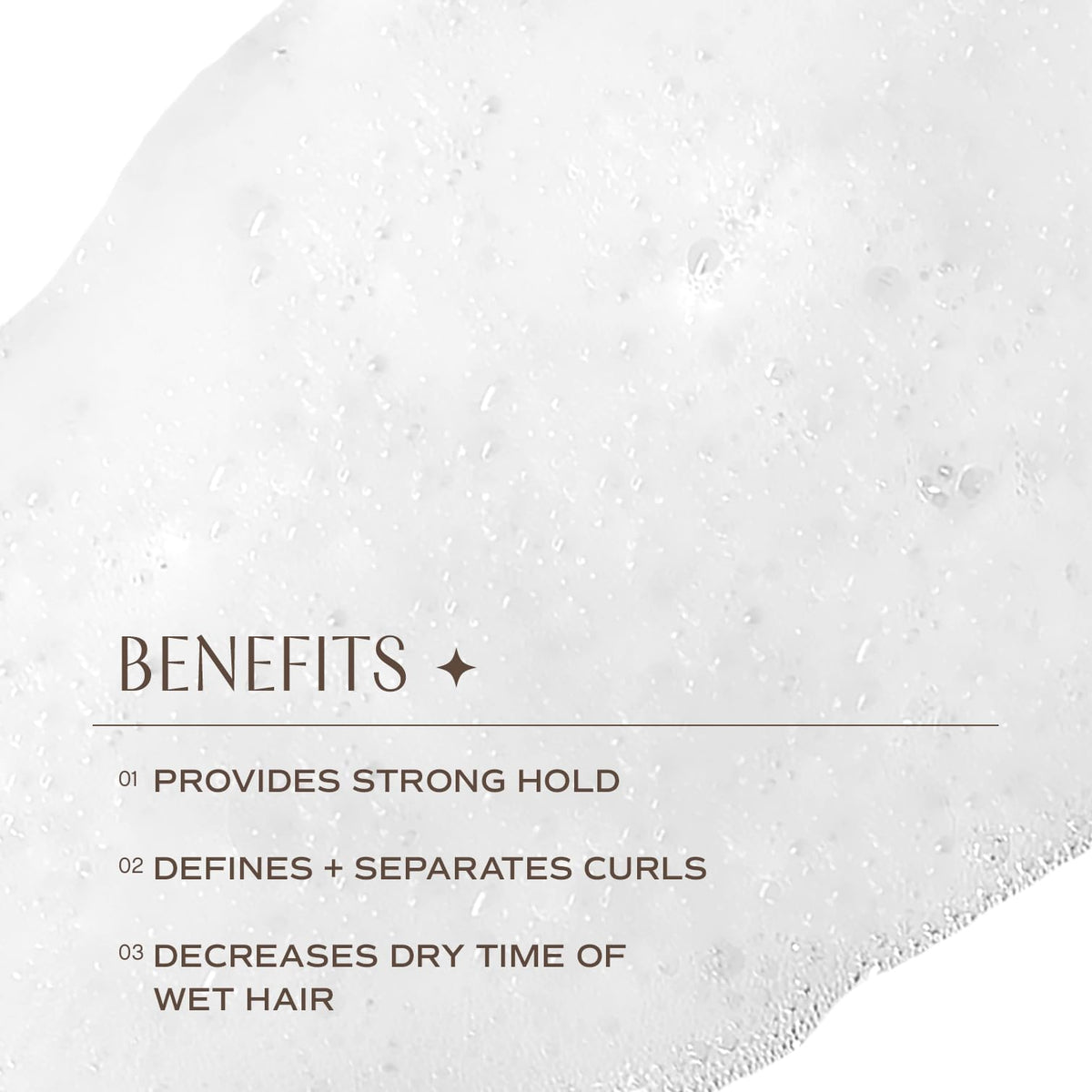 INNERSENSE styling foam being scrunched into wet curls for definition