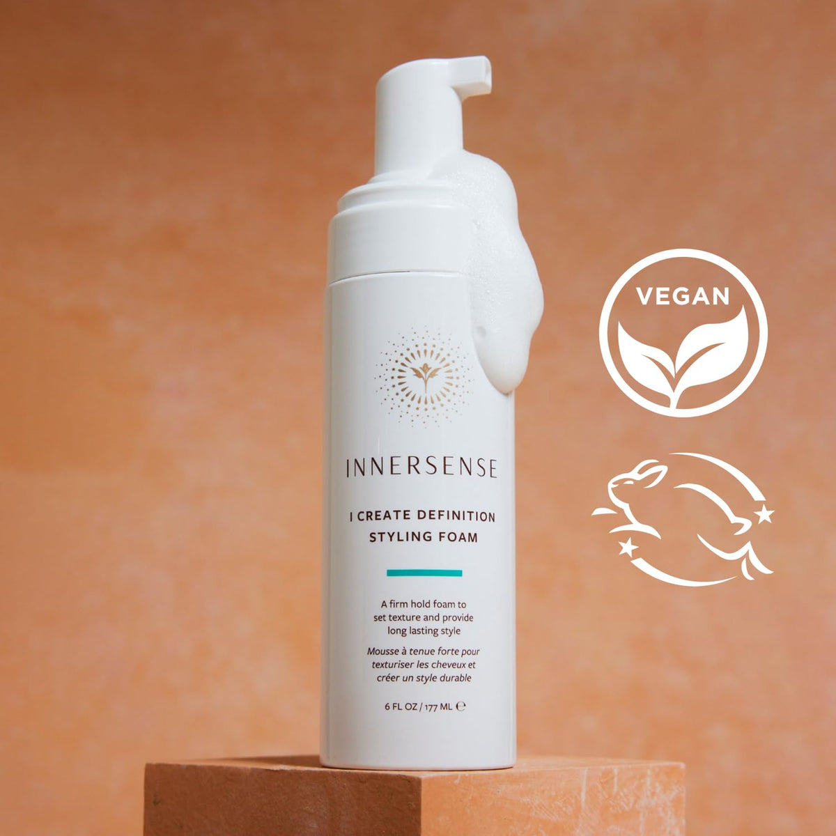 INNERSENSE close-up of amaranth and pequi ingredients for hair strength