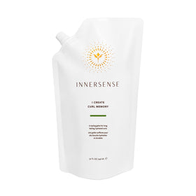 INNERSENSE front view of 32 oz refill pouch showing branding and label benefit