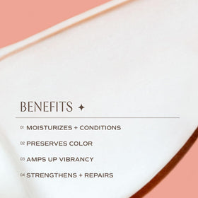 INNERSENSE applying conditioner to wet hair for smoother styling