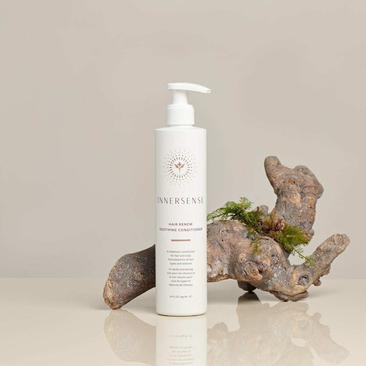 INNERSENSE label close-up highlighting fermented willowbark and clean ingredients