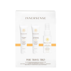 INNERSENSE haircare used outdoors on beach showing frizz control benefit