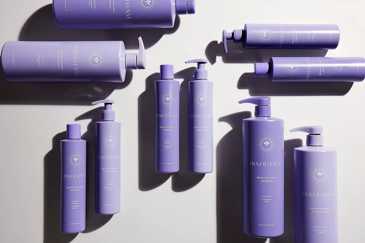 INNERSENSE duo staged in bathroom to show everyday routine convenience benefit