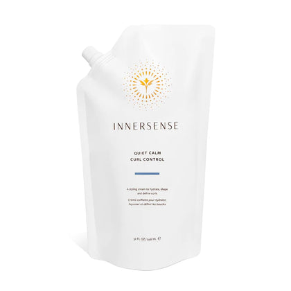 INNERSENSE refill pouch front view showing product name and size, eco benefit