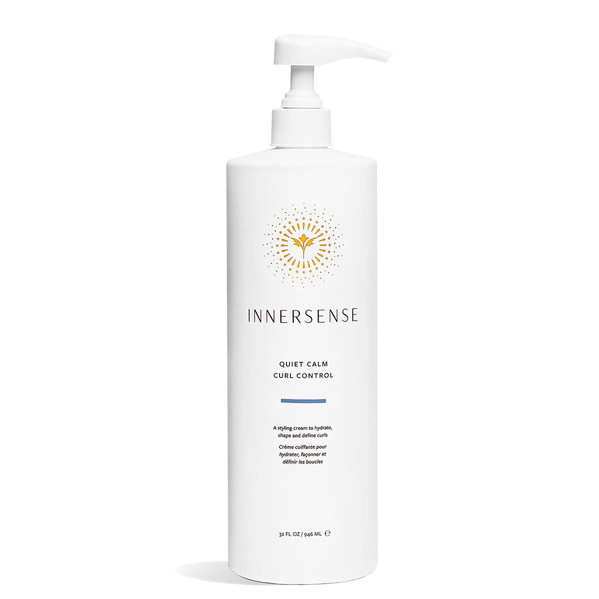 INNERSENSE front pump bottle showing product and packaging benefit convenience