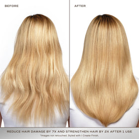 INNERSENSE applying mask to damp hair demonstrating targeted treatment and manageability