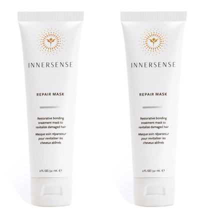 INNERSENSE front packaging showing restorative repair mask and clear labeling benefits