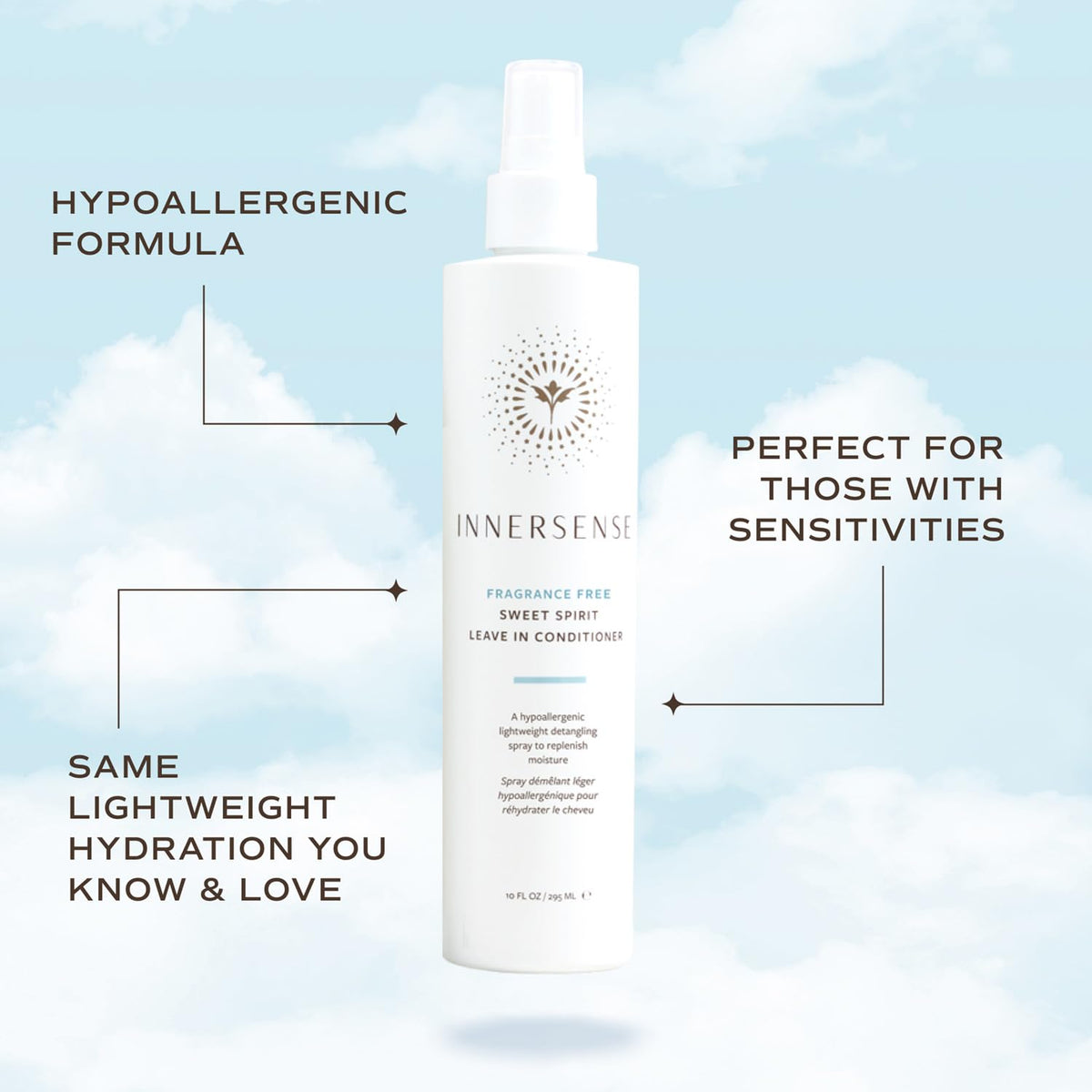 Innersense close-up of aloe and tamanu highlighting natural hydration