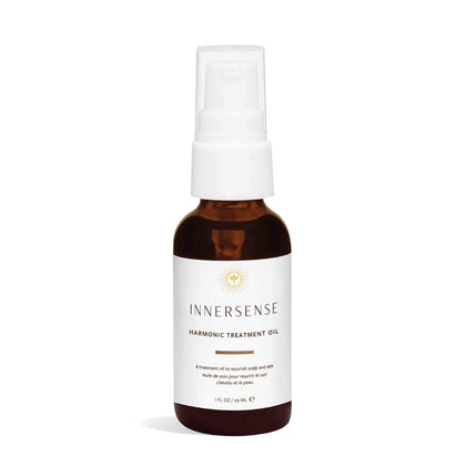 INNERSENSE front bottle showcasing clean organic treatment oil and brand clarity
