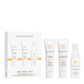 INNERSENSE trio front packaging showing clean travel bottles and benefits