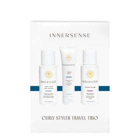 INNERSENSE trio styled on bathroom shelf in lifestyle scene for daily routine inspiration