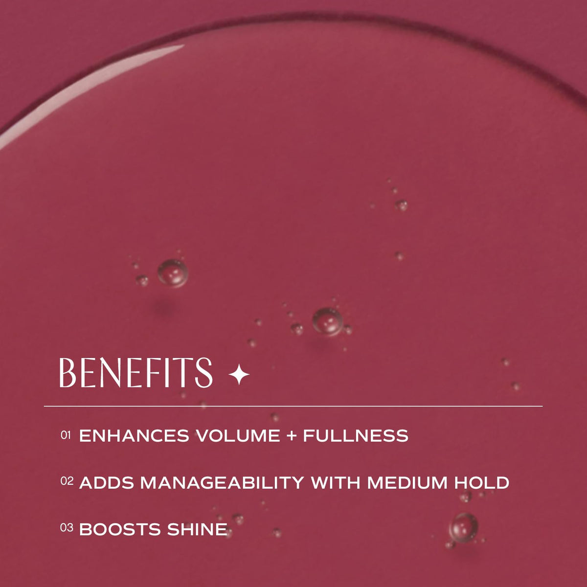 INNERSENSE product in hand while blow-drying hair to show lift and natural movement benefit