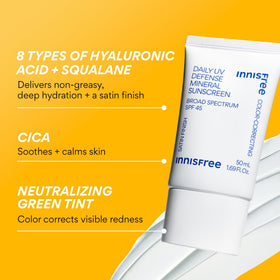 innisfree application demonstration using three-finger method for even coverage