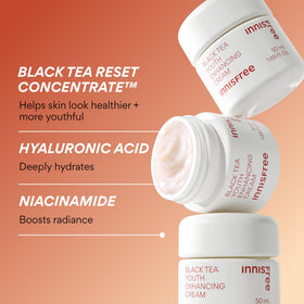 innisfree cream applied on hand demonstrating lightweight hydration and finish