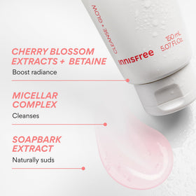 innisfree pump dispensed in hand demonstrating easy application benefit