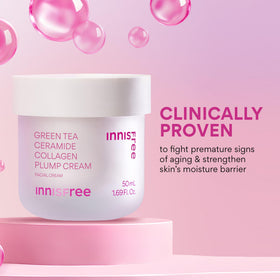innisfree cream being applied on hand illustrating easy spread and quick absorption benefit