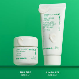 innisfree cream texture close-up showing silky finish and absorbency benefit