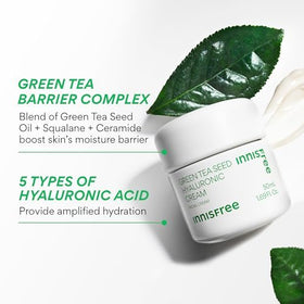 innisfree cream with serum layering demonstration showing effective layering under makeup