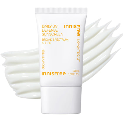 innisfree front packaging showing bottle and SPF benefit