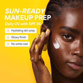 innisfree applied under makeup demonstrating invisible finish
