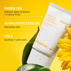innisfree scale comparison next to common items to show size convenience