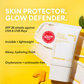 innisfree texture close-up of lotion absorbing for quick finish