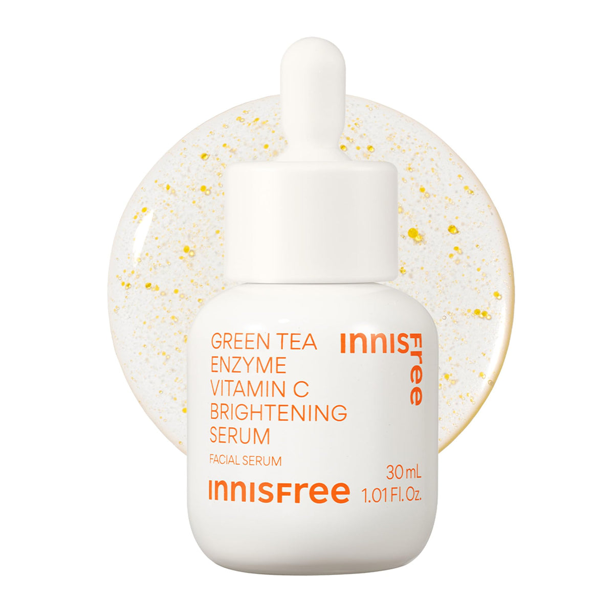innisfree front bottle showing product and brightening benefit