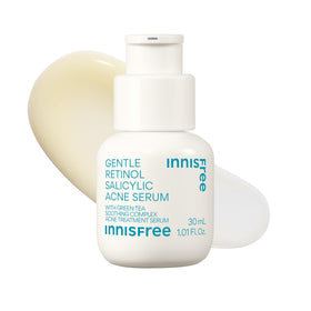 innisfree front bottle view showing clean design and gentle acne treatment