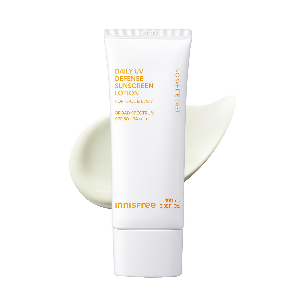 innisfree front packaging showing SPF 50+ PA++++ protection and benefits