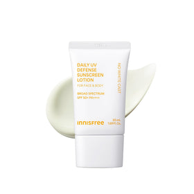 innisfree front packaging showing SPF details and invisible finish benefit