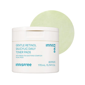 innisfree front packaging showing biodegradable pad container and benefits