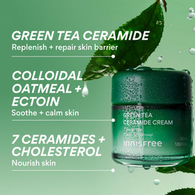 innisfree dollop on fingers highlighting fast absorption and non-greasy feel