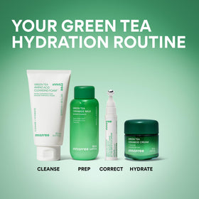 innisfree applying cream to face illustrating soothing barrier support