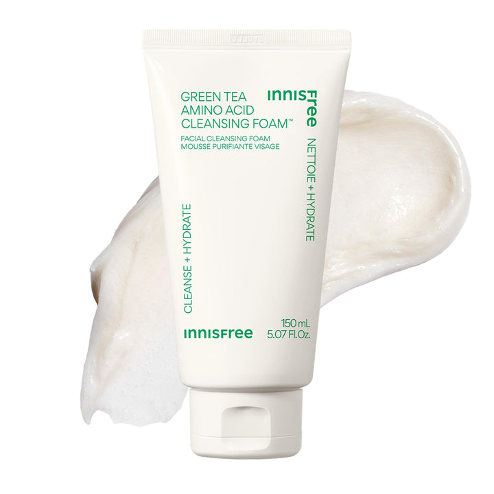 innisfree front packaging showing cleanser and benefit of gentle cleansing
