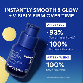 innisfree serum texture closeup illustrating lightweight, fast-absorbing feel