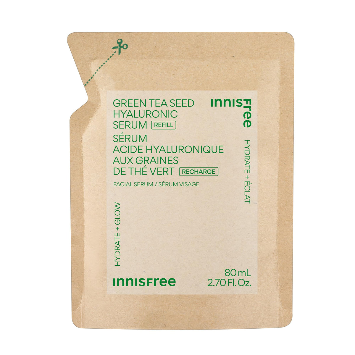 innisfree front packaging showing product benefit and hydration
