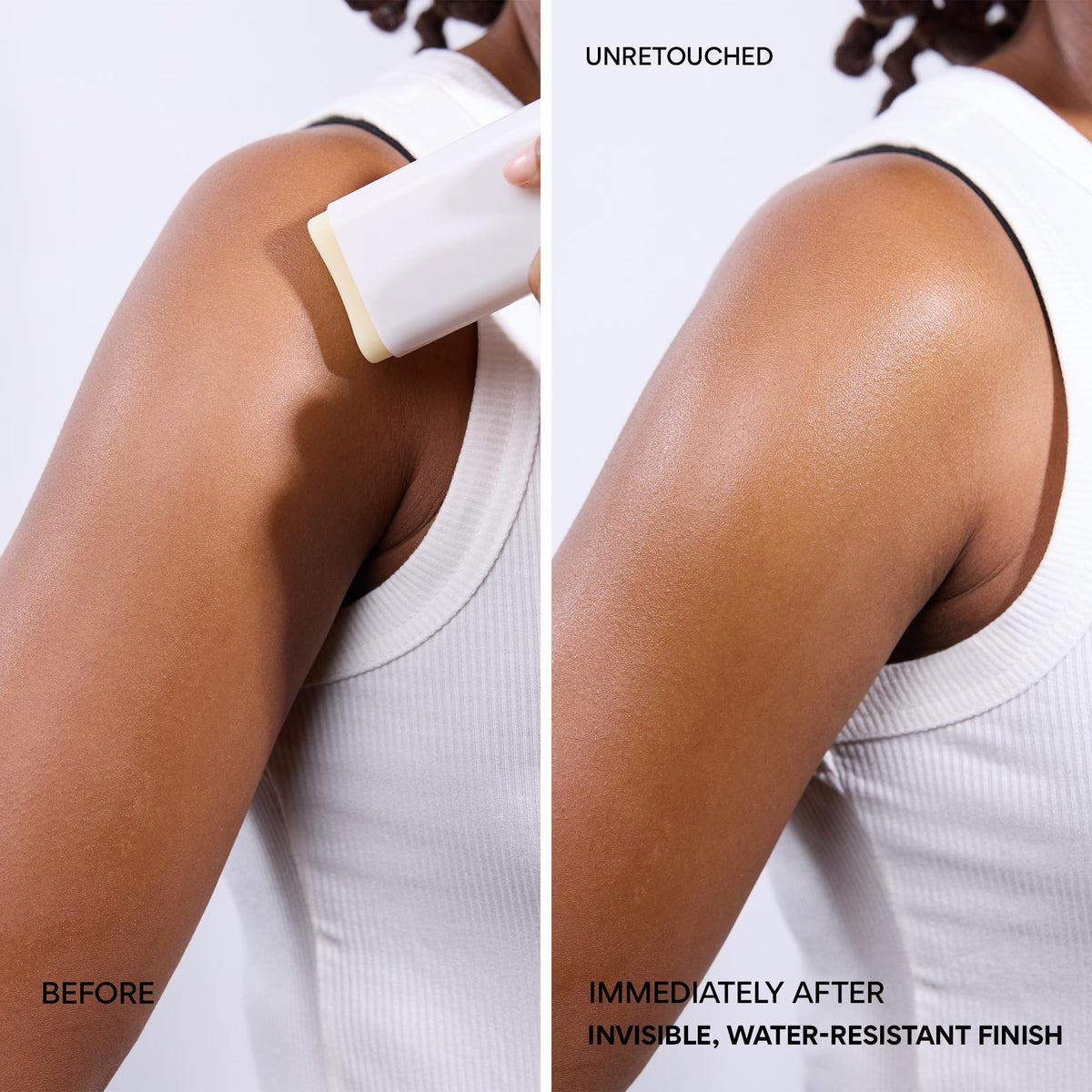 innisfree using stick on hand and neck for all‑over sun protection
