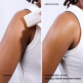 innisfree using stick on hand and neck for all‑over sun protection