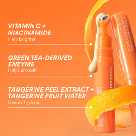 innisfree label ingredients and claims highlighting vitamin c niacinamide