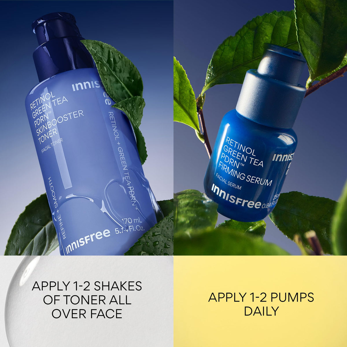 innisfree lifestyle portrait showing glassy, hydrated skin after use