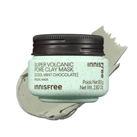innisfree jar front view showing label and cooling mask — clear product benefit
